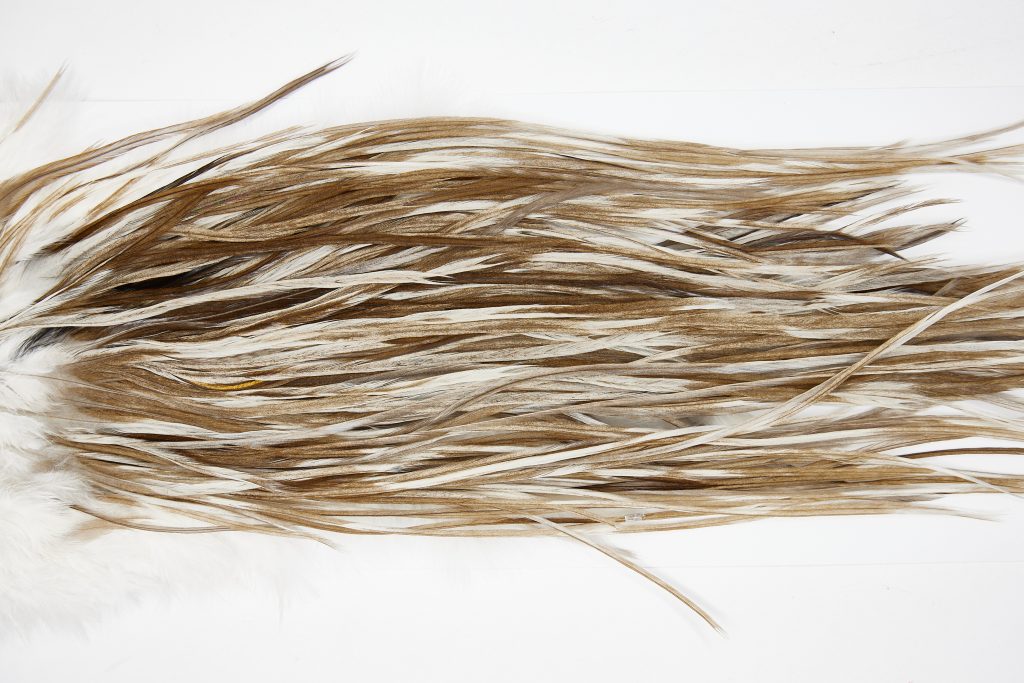 11436 JimsFlyCo Dry Fly Hackle Grade 3 Rooster Saddle Dun Splash Ties Size 10-14