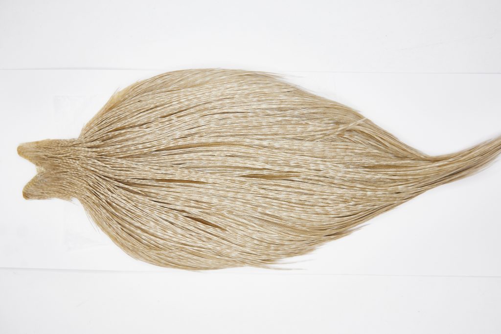 11444 JimsFlyCo Dry Fly Hackle Grade 2 Rooster Cape Grizzly Dun Variant Ties Size 10-22