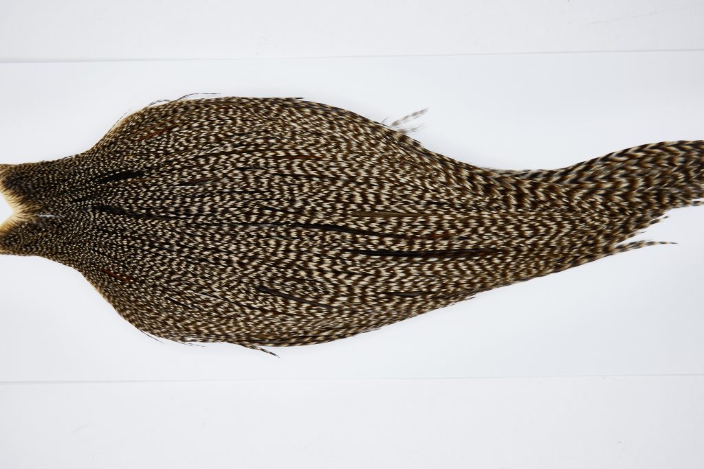 11474 JimsFlyCo Dry Fly Hackle Grade 2 Rooster Cape Grizzly Dun Variant Ties Size 10-20