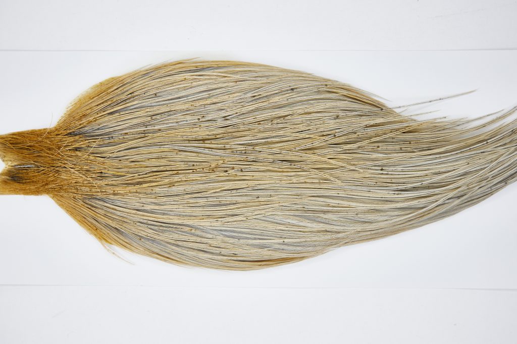 11484 JimsFlyCo Dry Fly Hackle Grade 2 Rooster Cape Light Dun Ties Size 8-22