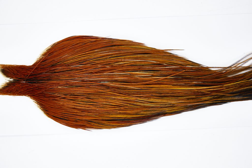 11491 JimsFlyCo Dry Fly Hackle Grade 2 Rooster Cape Furnace Ties Size 10-22