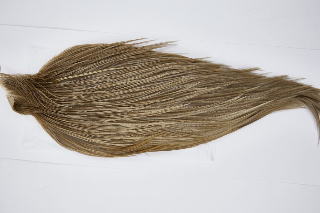 11571 Beaverkill Dry Fly Hackle Rooster Saddle Brown Grey Dun Ties Size 8-22