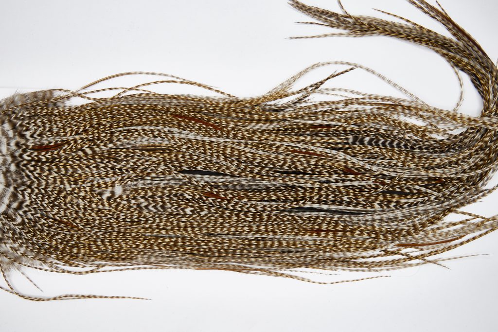 11648 Beaverkill Dry Fly Hackle Rooster Saddle Dun Grizzly Ties Size 14-16