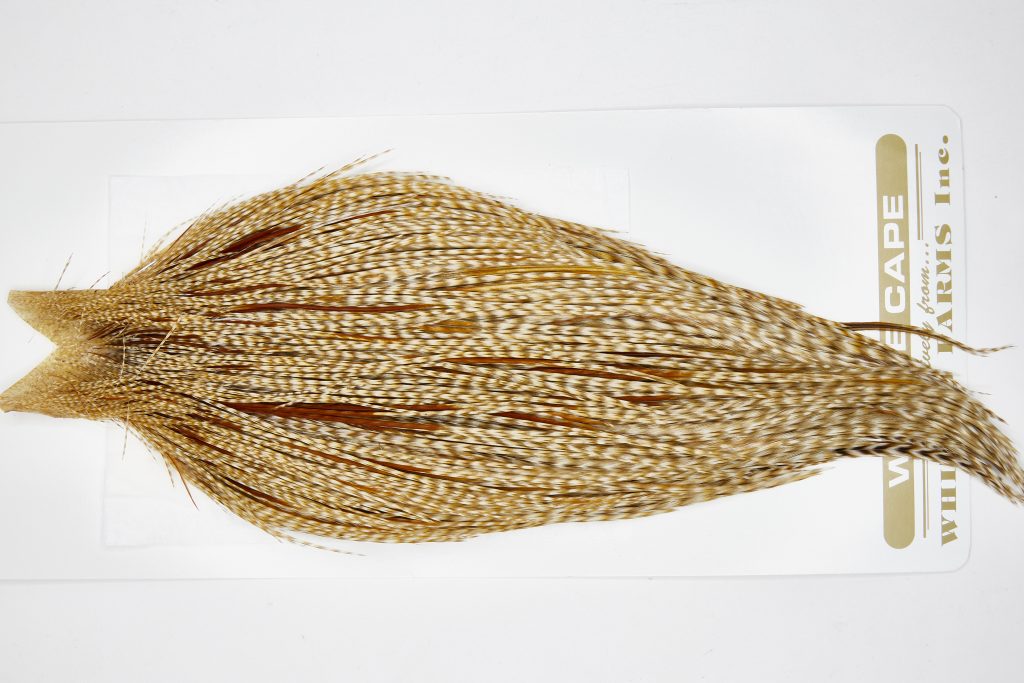 11684 Heritage Dry Fly Hackle Grade 2 Rooster Cape Dun Cree Ties Size 10-20