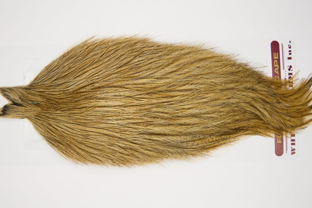 11705 Coq De Leon Dry Fly Hackle None Rooster Cape Light Ginger Ties Size NA