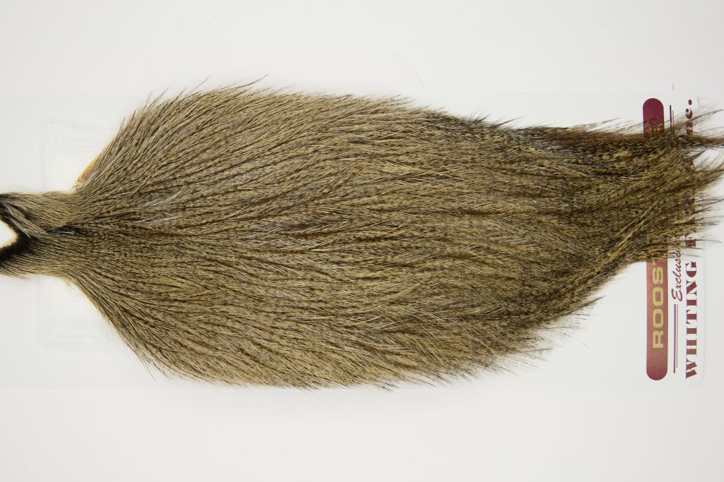 11722 Coq De Leon Dry Fly Hackle None Rooster Cape Dark Pardo Ties Size NA