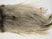 11726 Coq De Leon Dry Fly Hackle Silver Grade Rooster Saddle Cream Badger Ties Size NA