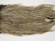 11728 Coq De Leon Dry Fly Hackle Silver Grade Rooster Saddle Cream Badger Ties Size NA
