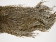 11729 Coq De Leon Dry Fly Hackle Silver Grade Rooster Saddle Light Pardo Ties Size NA