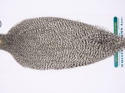 11743 Hebert Dry Fly Hackle Silver Grade Rooster Cape Grizzly Ties Size 6-22