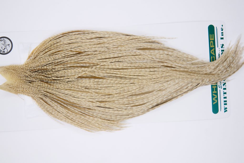 11750 Hebert Dry Fly Hackle Silver Grade Rooster Cape Unique Variant Ties Size 8-22