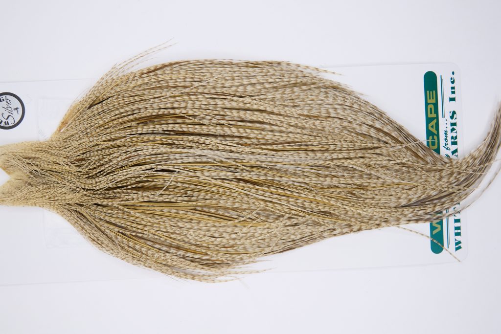 11751 Hebert Dry Fly Hackle Silver Grade Rooster Cape Unique Variant Ties Size 8-22