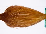11754 Hebert Dry Fly Hackle Silver Grade Rooster Cape Medium Ginger Ties Size 8-22