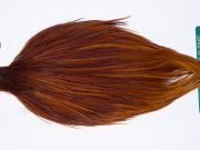 11770 Hebert Dry Fly Hackle Bronze Grade Rooster Cape Medium Brown Ties Size 8-20