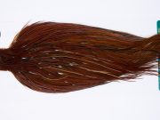 11771 Hebert Dry Fly Hackle Bronze Grade Rooster Cape Medium Brown Ties Size 10-22