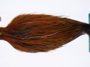 11774 Hebert Dry Fly Hackle Bronze Grade Rooster Cape Medium Brown Ties Size 8-20