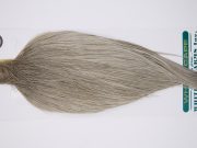 11787 Hebert Dry Fly Hackle Bronze Grade Rooster Cape Light Grey Dun Ties Size 8-22