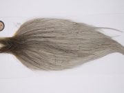 11790 Hebert Dry Fly Hackle Bronze Grade Rooster Cape Light Grey Dun Ties Size 8-24