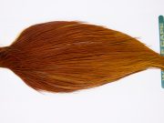 11808 Hebert Dry Fly Hackle Pro Grade Rooster Cape Medium Brown Ties Size 10-22