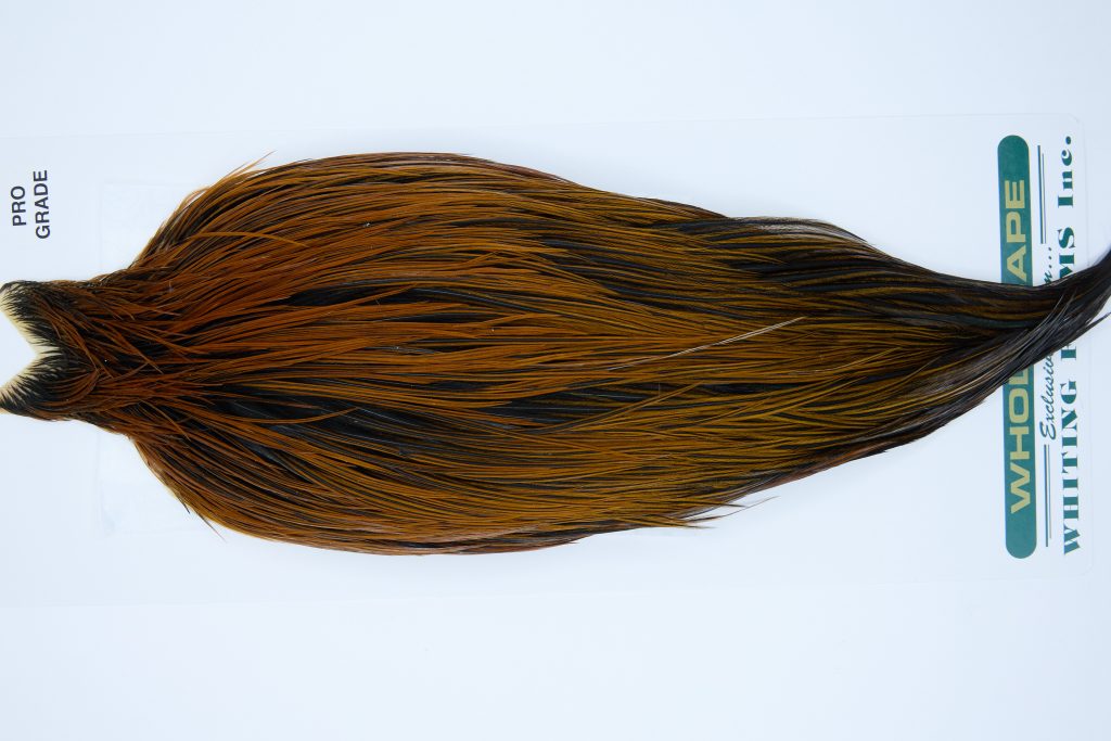 11839 Hebert Dry Fly Hackle Pro Grade Rooster Cape Furnace Ties Size 12-22