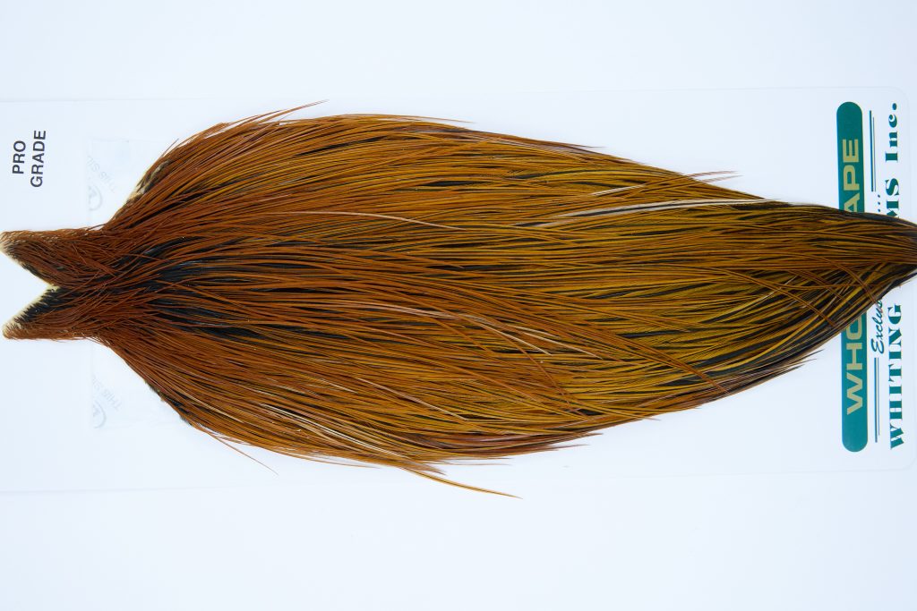 11843 Hebert Dry Fly Hackle Pro Grade Rooster Cape Furnace Ties Size 8-22