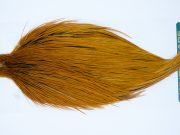 11846 Hebert Dry Fly Hackle Pro Grade Rooster Cape Light Brown Ties Size 10-24