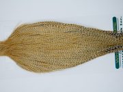 11874 Hebert Dry Fly Hackle Pro Grade Rooster Cape Medium Barred Ginger Ties Size 8-20