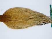 11878 Hebert Dry Fly Hackle Pro Grade Rooster Cape Medium Barred Ginger Ties Size 8-18