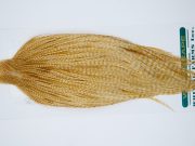 11884 Hebert Dry Fly Hackle Pro Grade Rooster Cape Medium Barred Ginger Ties Size 6-20