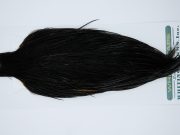 11890 Hebert Dry Fly Hackle Pro Grade Rooster Cape Black Ties Size 8-22