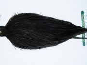 11893 Hebert Dry Fly Hackle Pro Grade Rooster Cape Black Ties Size 8-22