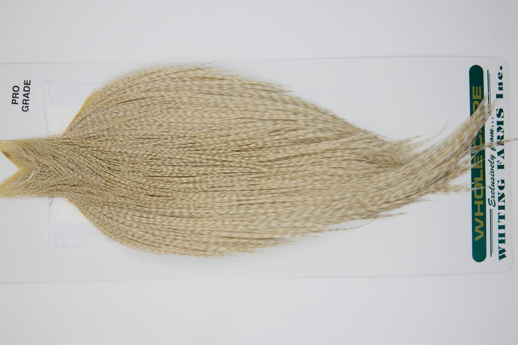 11903 Hebert Dry Fly Hackle Pro Grade Rooster Cape Pale Watery Dun Ties Size 10-24