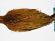 11909 Hebert Dry Fly Hackle Silver Grade Rooster Cape Furnace Ties Size 10-24