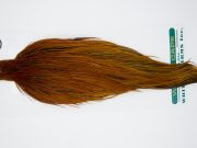 11912 Hebert Dry Fly Hackle Silver Grade Rooster Cape Light Brown Ties Size 12-24