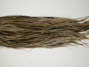 11946 Hebert Dry Fly Hackle Gold Grade Rooster Saddle Dun Grizzly Ties Size 12-16