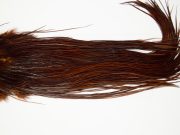 11956 Hebert Dry Fly Hackle Gold Grade Rooster Saddle Coachman Brown Ties Size 10-12