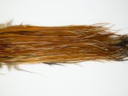 11971 Hebert Dry Fly Hackle Gold Grade Rooster Saddle Light Brown Ties Size 14-18