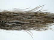 11988 Hebert Dry Fly Hackle Silver Grade Rooster Saddle Dark Grey Dun Ties Size 14-18