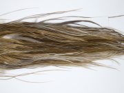 12003 Hebert Dry Fly Hackle Silver Grade Rooster Saddle Brown Grey Dun Ties Size 14-16