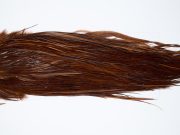 12012 Hebert Dry Fly Hackle Silver Grade Rooster Saddle Coachman Brown Ties Size 12-14