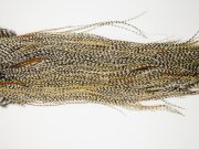 12035 Hebert Dry Fly Hackle Silver Grade Rooster Saddle Grizzly Variant Ties Size 12-14