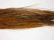 12040 Hebert Dry Fly Hackle Silver Grade Rooster Saddle Furnace Ties Size 14-16