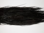 12052 Hebert Dry Fly Hackle Bronze Grade Rooster Saddle Black Ties Size 14-18