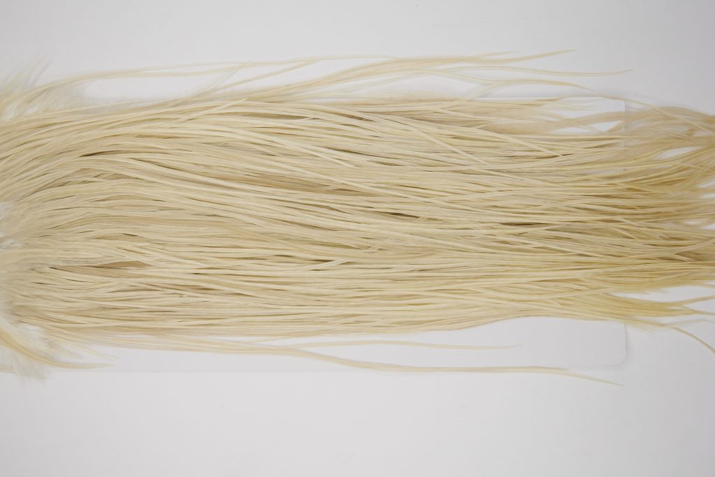 12058 Hebert Dry Fly Hackle Bronze Grade Rooster Saddle Pale Watery Dun Ties Size 14-16