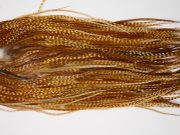 12071 Hebert Dry Fly Hackle Pro Grade Rooster Saddle Barred Dark Ginger Ties Size 12-16