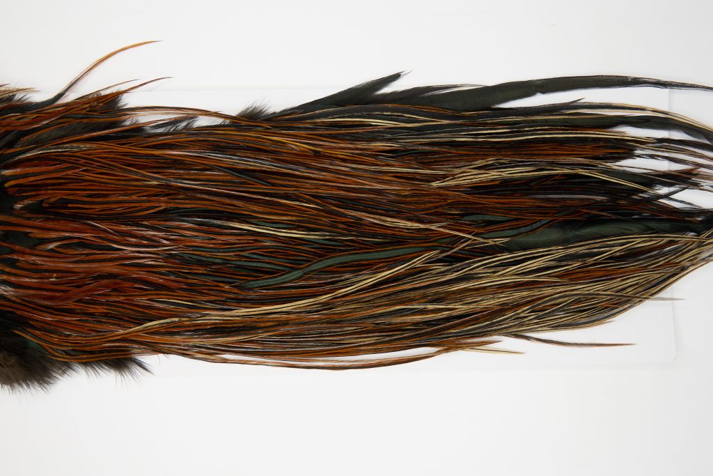 12080 Hebert Dry Fly Hackle Pro Grade Rooster Saddle Furnace Ties Size 12-14