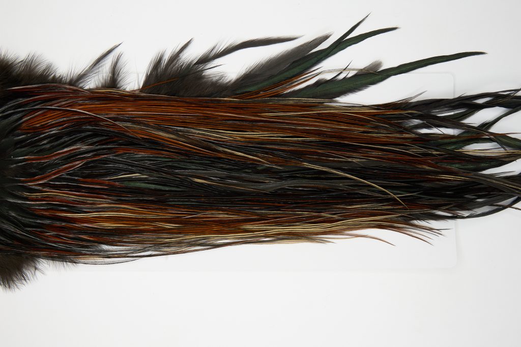 12081 Hebert Dry Fly Hackle Pro Grade Rooster Saddle Furnace Ties Size 12-16