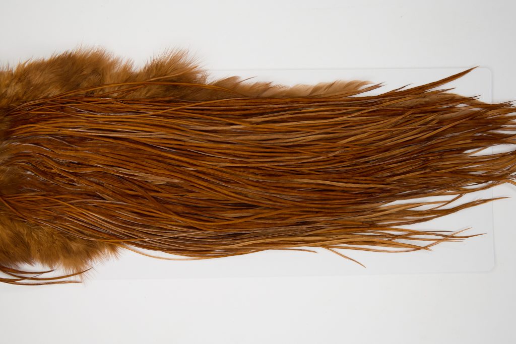 12090 Hebert Dry Fly Hackle Pro Grade Rooster Saddle Coachman Brown Ties Size 14-22