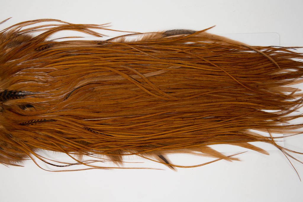 12093 Hebert Dry Fly Hackle Pro Grade Rooster Saddle Coachman Brown Ties Size 12-16