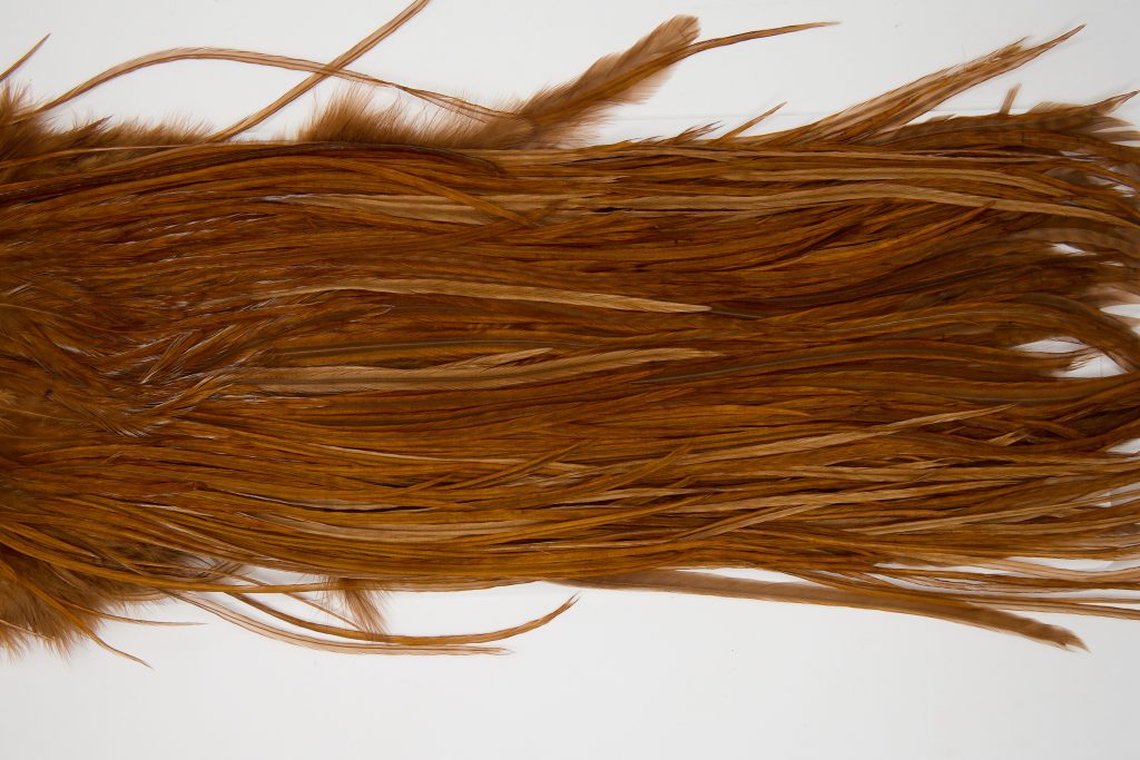 12095 Hebert Dry Fly Hackle Pro Grade Rooster Saddle Coachman Brown Ties Size 10-14